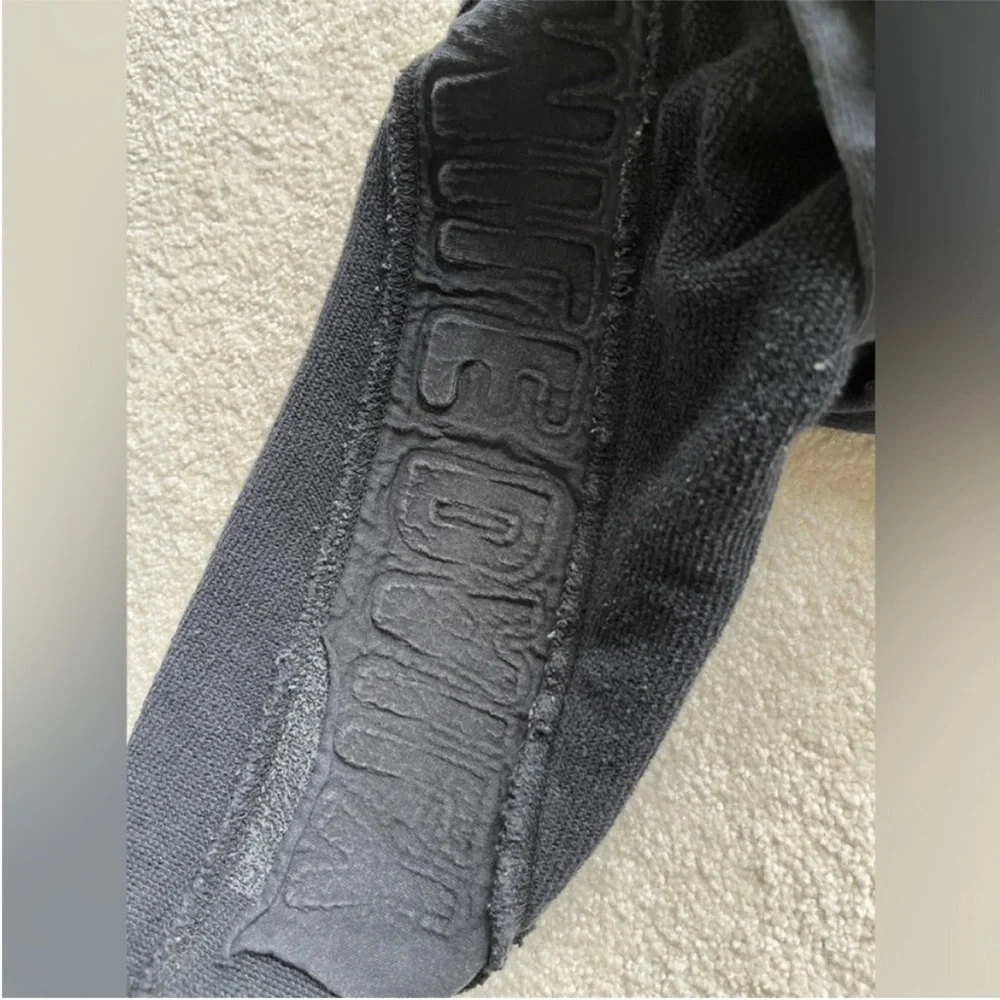 Zara kids, black, Embossed Sporty Pants, 2-3 years